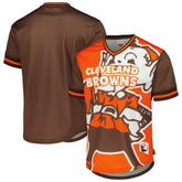 Cleveland Browns Jumbotron 3.0 Mesh V-Neck T-Shirt - Orange sale