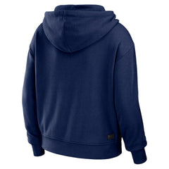 Boston Red Sox WEAR by Erin Andrews Women's Color Block Full-Zip Hoodie Navy/White