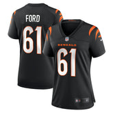 Cody Ford Cincinnati Bengals Women's Game Jersey - Black on sale