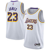 LeBron James Los Angeles Lakers Youth Swingman Jersey - Association Edition - White for sale