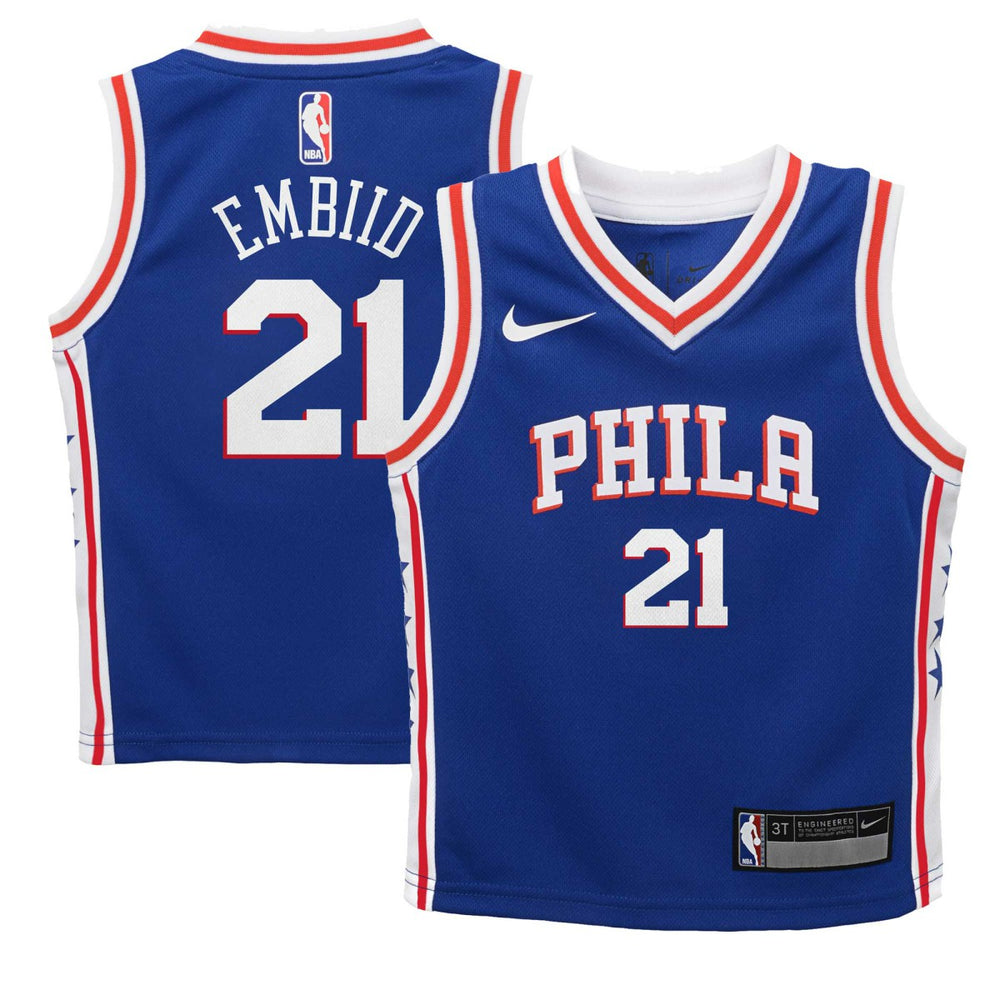 Joel Embiid Philadelphia 76ers Preschool Swingman Player Jersey - Icon Edition - Royal shop