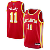 Trae Young Atlanta Hawks Youth Swingman Jersey - Icon Edition - Red discount
