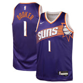 Devin Booker Phoenix Suns Youth Swingman Jersey - Icon Edition - Purple outlet