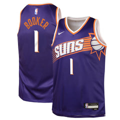 Devin Booker Phoenix Suns Youth Swingman Jersey - Icon Edition - Purple outlet