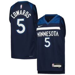 Anthony Edwards Minnesota Timberwolves Youth Swingman Jersey - Icon Edition - Navy discount