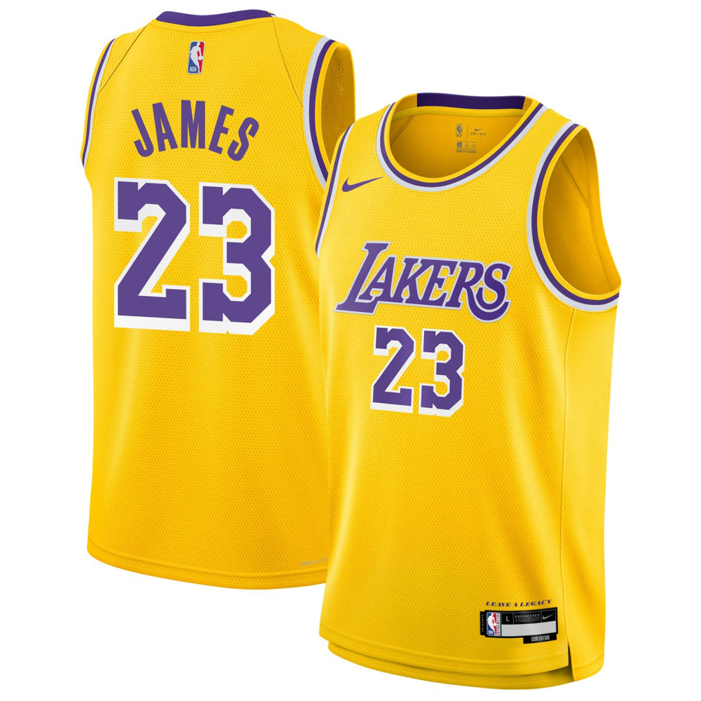 LeBron James Los Angeles Lakers Youth Swingman Jersey - Icon Edition - Gold online