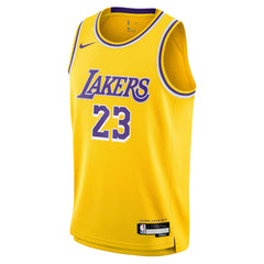LeBron James Los Angeles Lakers Youth Swingman Jersey - Icon Edition - Gold online