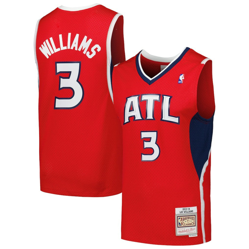 Lou Williams Atlanta Hawks 2013/14 Hardwood Classics Swingman Jersey - Red for sale