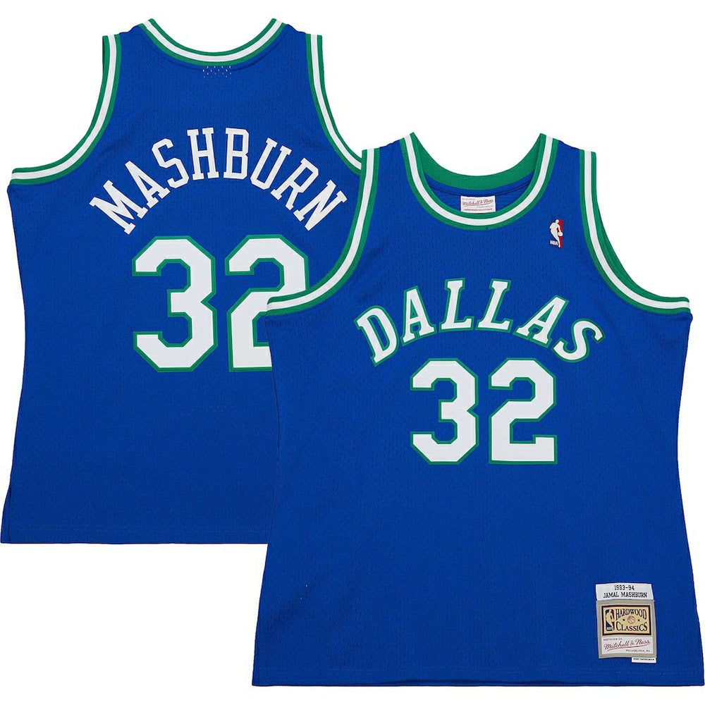 Jamal Mashburn Dallas Mavericks 1993/94 Hardwood Classics Swingman Jersey sale - Blue online
