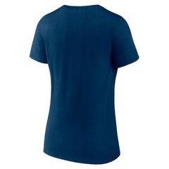 Seattle Kraken Women's Mascot Buoy V-Neck T-Shirt - Deep Sea Blue T-shirts