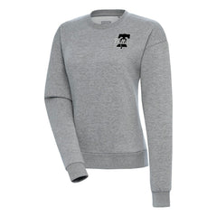 Philadelphia Phillies Antigua Women's Brushed Metallic Victory Pullover Sweatshirt Heather Gray