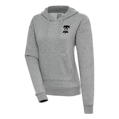 Philadelphia Phillies Antigua Women's Brushed Metallic Victory Pullover Hoodie Heather Gray