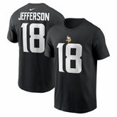 Justin Jefferson Minnesota Vikings Name & Number T-Shirt - Black online