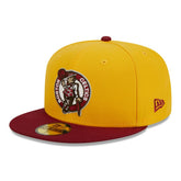 Boston Celtics Fall Leaves 2-Tone 59FIFTY Fitted Hat - Yellow/Red cheap