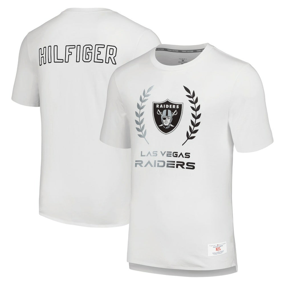 Las Vegas Raiders Tommy Hilfiger Miles T-Shirt - White on sale