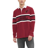 Arizona Cardinals Tommy Hilfiger Cory Varsity Rugby Long Sleeve T-Shirt - Cardinal discount