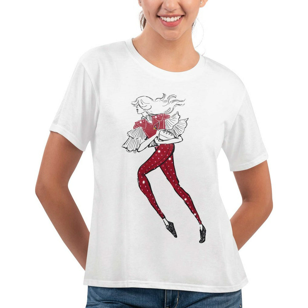 Arizona Cardinals G-III 4Her by Carl Banks Women's Play The Ball T-Shirt - White outlet
