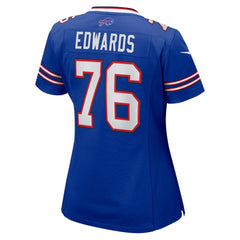 David Edwards Buffalo Bills Women's Game Jersey - Royal outlet