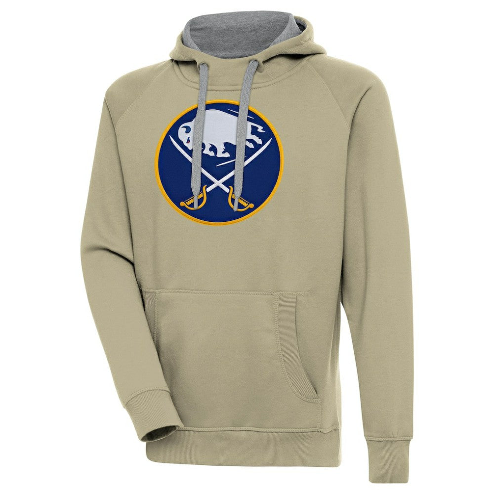 Buffalo Sabres Antigua Victory Pullover Hoodie - Khaki Hoodies