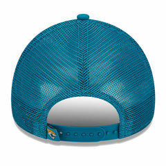 Jacksonville Jaguars New Era Women's McGee Trucker 9FORTY Adjustable Hat - Teal cheap