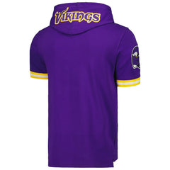 Justin Jefferson Minnesota Vikings Pro Standard Player Name & Number Hoodie T-Shirt - Purple outlet