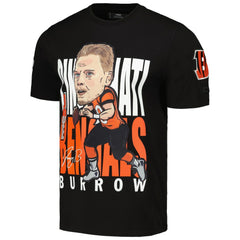 Joe Burrow Cincinnati Bengals Pro Standard Avatar Remix Player Graphic T-Shirt - Black on sale