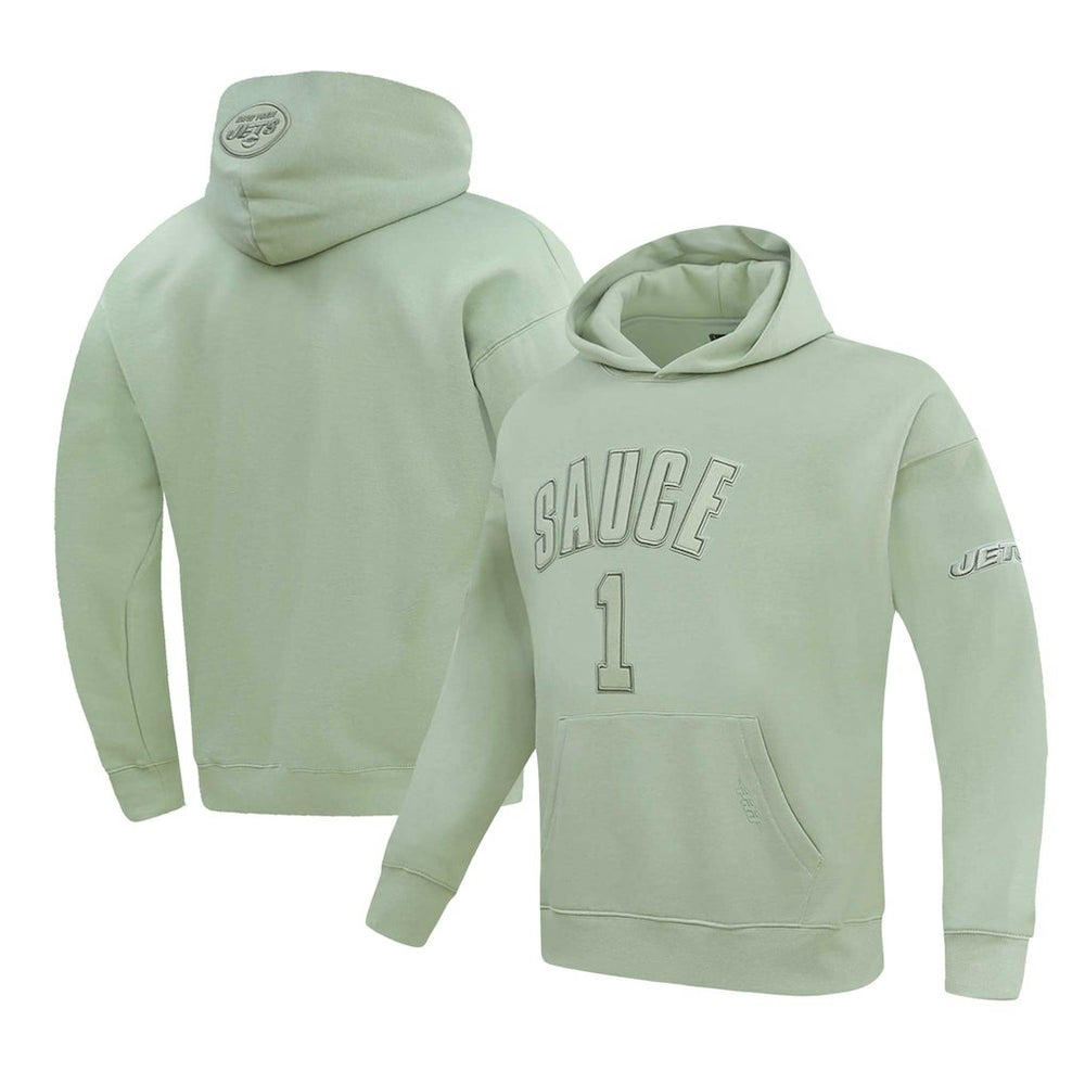 Ahmad Sauce Gardner New York Jets Pro Standard Player Name & Number Pullover Hoodie - Light Green online