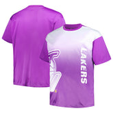 Los Angeles Lakers Big & Tall Sublimated T-Shirt - Purple discount