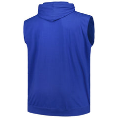Philadelphia 76ers Big & Tall Jersey Muscle Pullover Hoodie - Royal discount