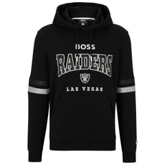 Las Vegas Raiders BOSS X NFL Touchdown Pullover Hoodie - Black/White sale