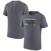 Paris Saint-Germain Verbiage T-Shirt on sale - Gray
