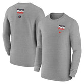 Paris Saint-Germain Legend Long Sleeve T-Shirt on sale - Heather Gray