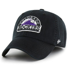 Colorado Rockies Cooperstown Collection Franchise Fitted Hat Black