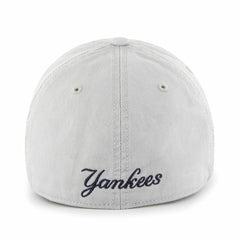 New York Yankees Franchise Logo Fitted Hat Gray