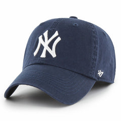 New York Yankees Franchise Logo Fitted Hat Navy