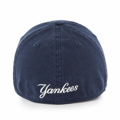 New York Yankees Franchise Logo Fitted Hat Navy