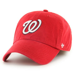 Washington Nationals Franchise Logo Fitted Hat Red