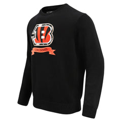 Cincinnati Bengals Pro Standard Prep Knit Sweater - Black cheap