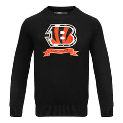 Cincinnati Bengals Pro Standard Prep Knit Sweater - Black cheap