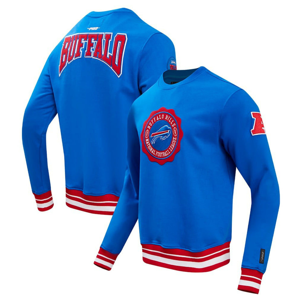 Buffalo Bills Pro Standard Crest Emblem Pullover Sweatshirt - Royal outlet