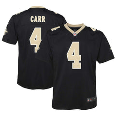 Derek Carr New Orleans Saints Youth Game Jersey - Black sale