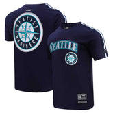 Seattle Mariners Pro Standard Taping T-Shirt Navy/