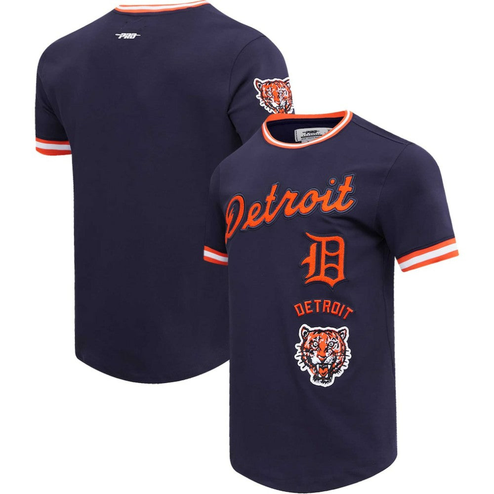 Detroit Tigers Pro Standard Cooperstown Collection Retro Classic T-Shirt Navy