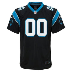 Carolina Panthers Youth Custom Game Jersey - Black sale