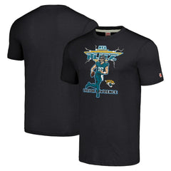 Trevor Lawrence Jacksonville Jaguars Homage Unisex NFL Blitz Player Tri-Blend T-Shirt - Charcoal outlet