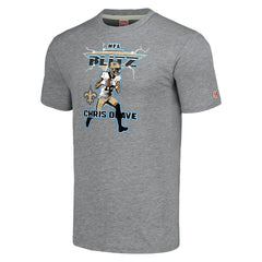 Chris Olave New Orleans Saints Homage Unisex NFL Blitz Player Tri-Blend T-Shirt - Gray sale