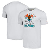 Jaylen Waddle Miami Dolphins Homage Unisex Caricature Player Tri-Blend T-Shirt - Anthracite for sale