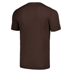 Joe Thomas Cleveland Browns Homage Unisex Caricature Retired Player Tri-Blend T-Shirt - Brown discount