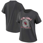 Arizona Cardinals WEAR by Erin Andrews Women's Boyfriend T-Shirt - Charcoal cheap