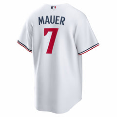 Joe Mauer Minnesota Twins Home Retired Player Replica Jersey White